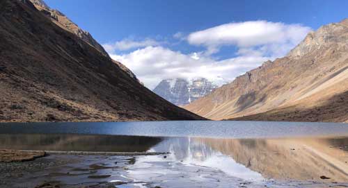 Beautiful high altitude lake TT8.