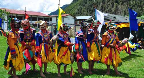 Paro tshechu is a colorful festival FT10.